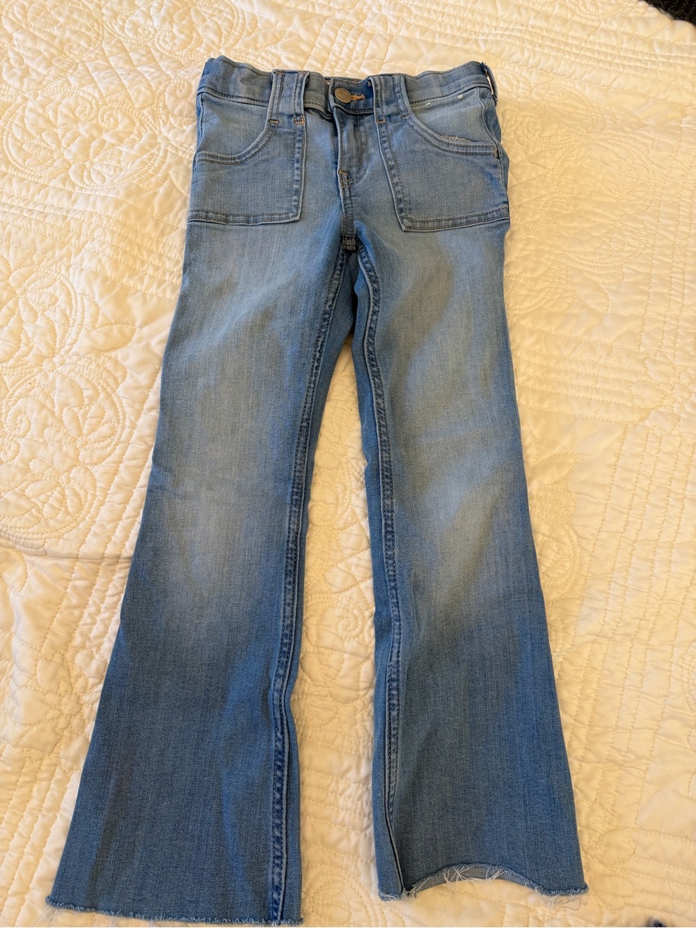 Abercrombie & Fitch Light Blue Flare Jeans for kids